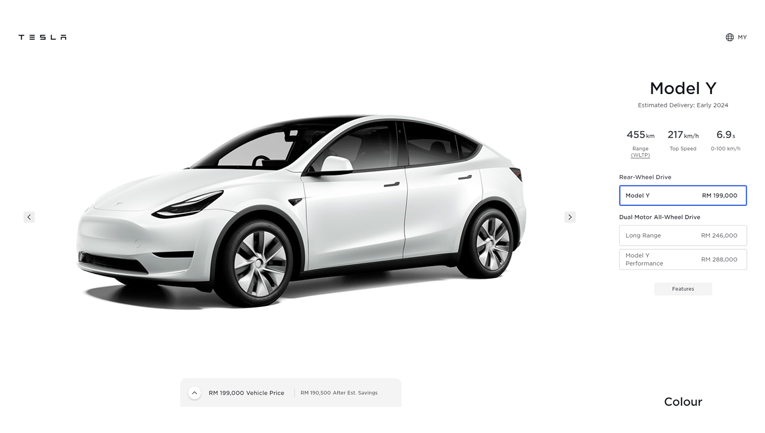 Tesla Model Y Malaysia Pricing