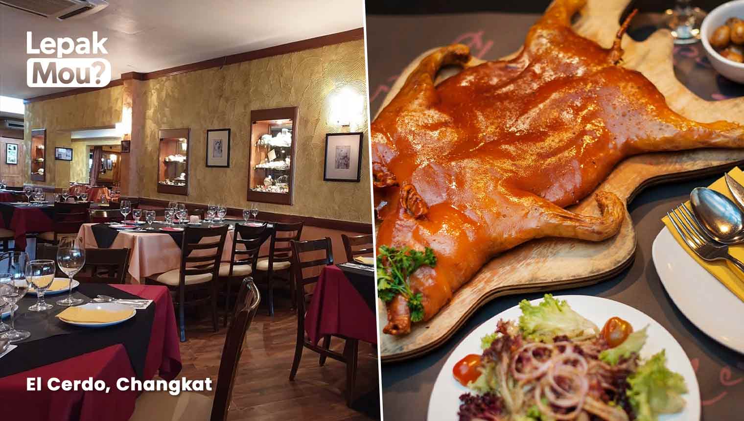 Birthday celebration dinner at El Cerdo, Changkat