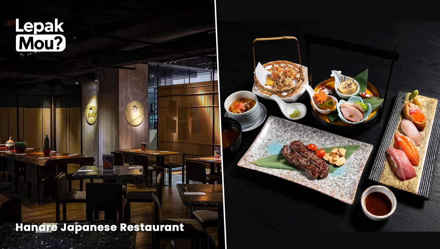 Birthday celebration dinner at Hanare Japanese Restaurant