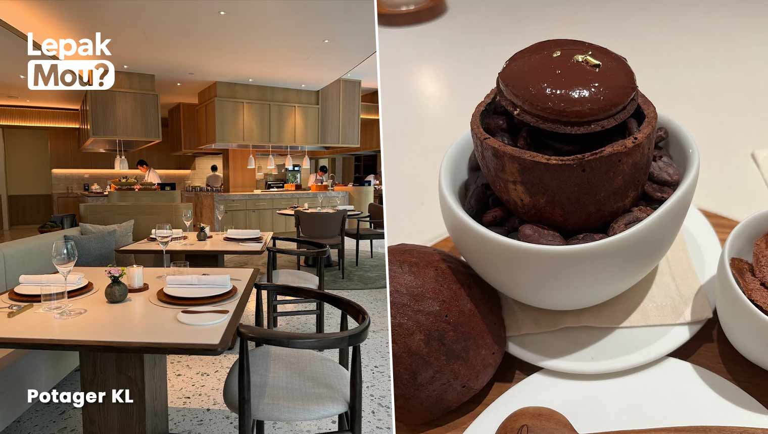 Birthday celebration dinner at Potager KL