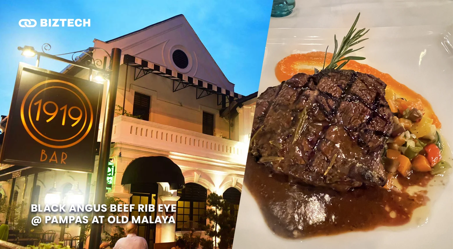 Black Angus Beef Rib Eye @ Pampas at Old Malaya