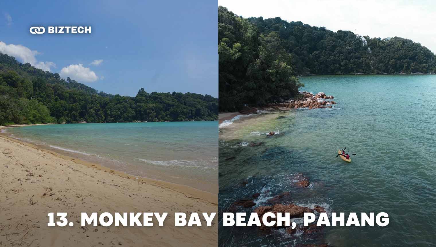 13. Monkey Bay Beach, Pahang