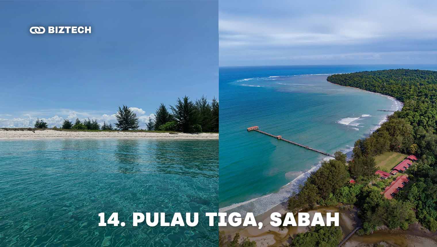 14. Pulau Tiga, Sabah