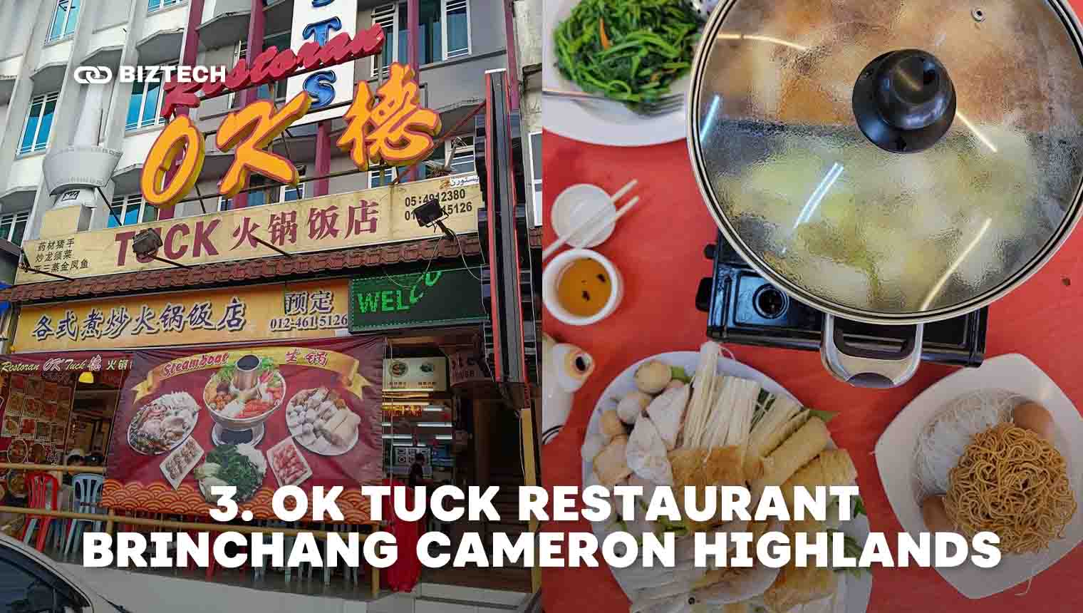3. OK Tuck Restaurant Brinchang Cameron Highlands