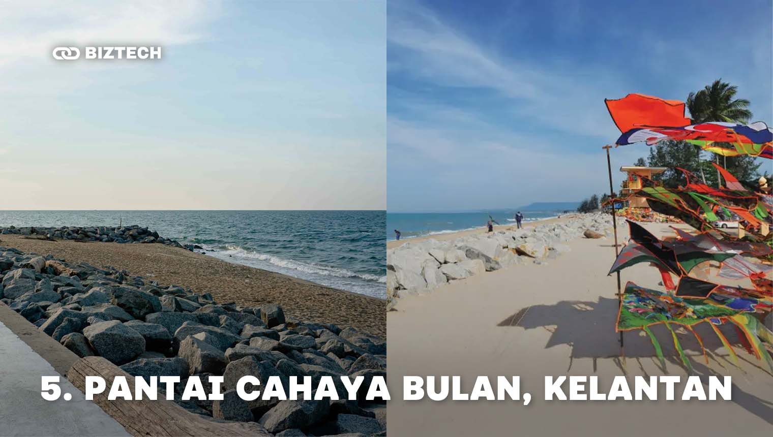 5. Pantai Cahaya Bulan, Kelantan