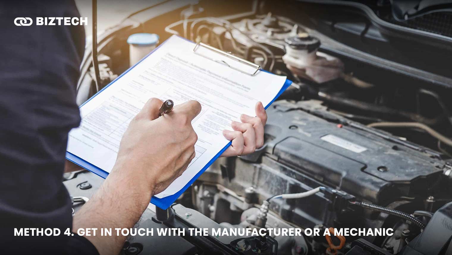 Method 4. Get in touch with the manufacturer or a mechanic