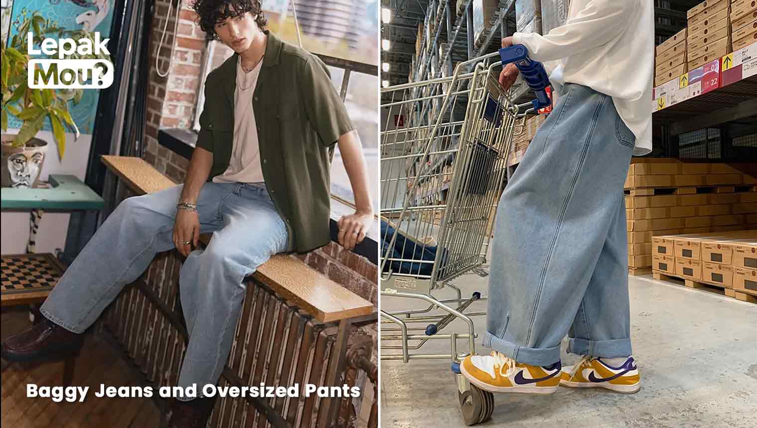 Y2K Baggy Jeans and Oversized Pants