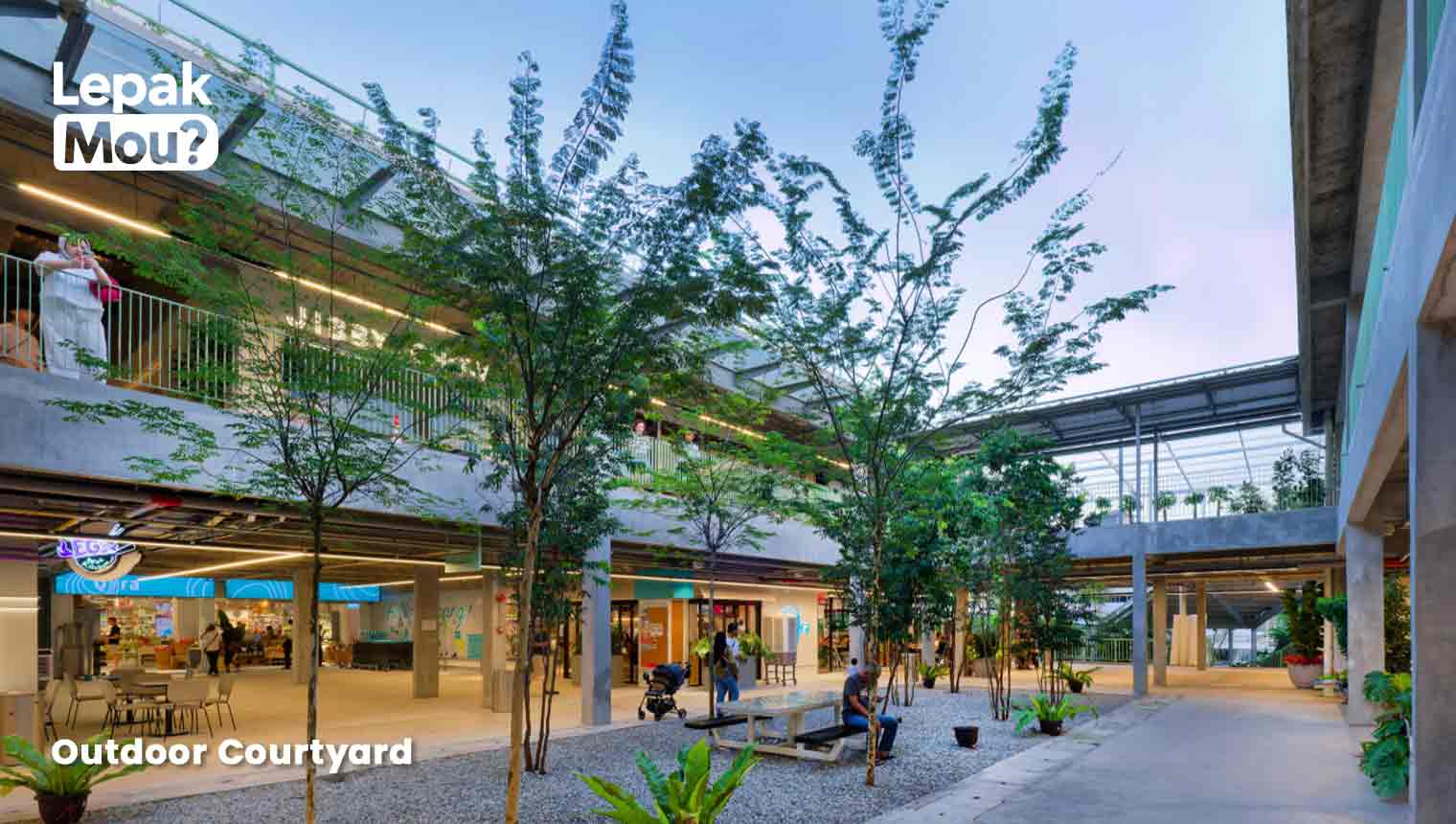 Outdoor Courtyard The Campus Ampang