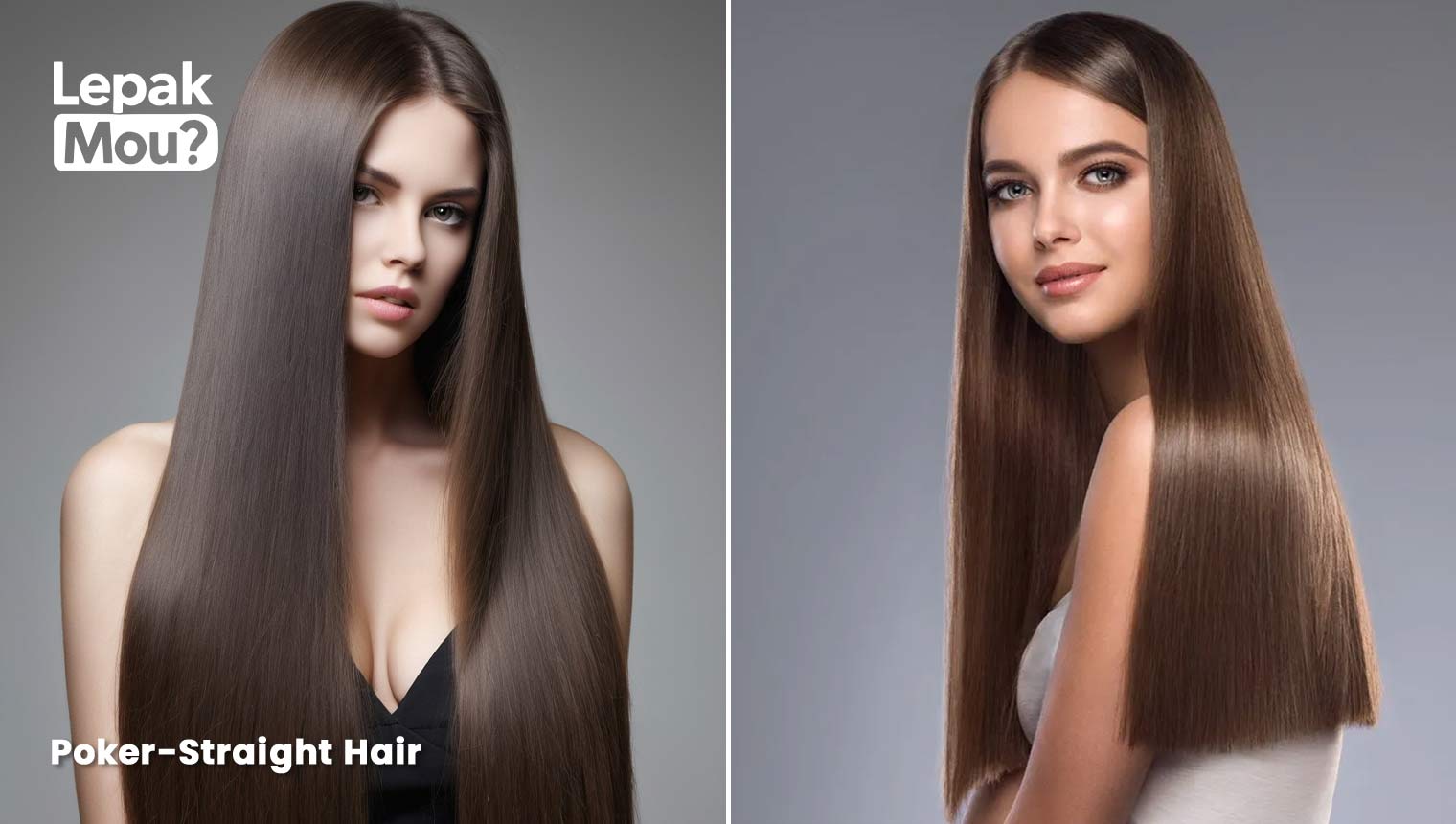 Y2K Hairstyle: Poker-Straight Hair