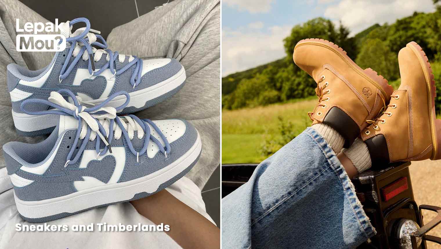 Y2K Accessories: Sneakers and Timberlands