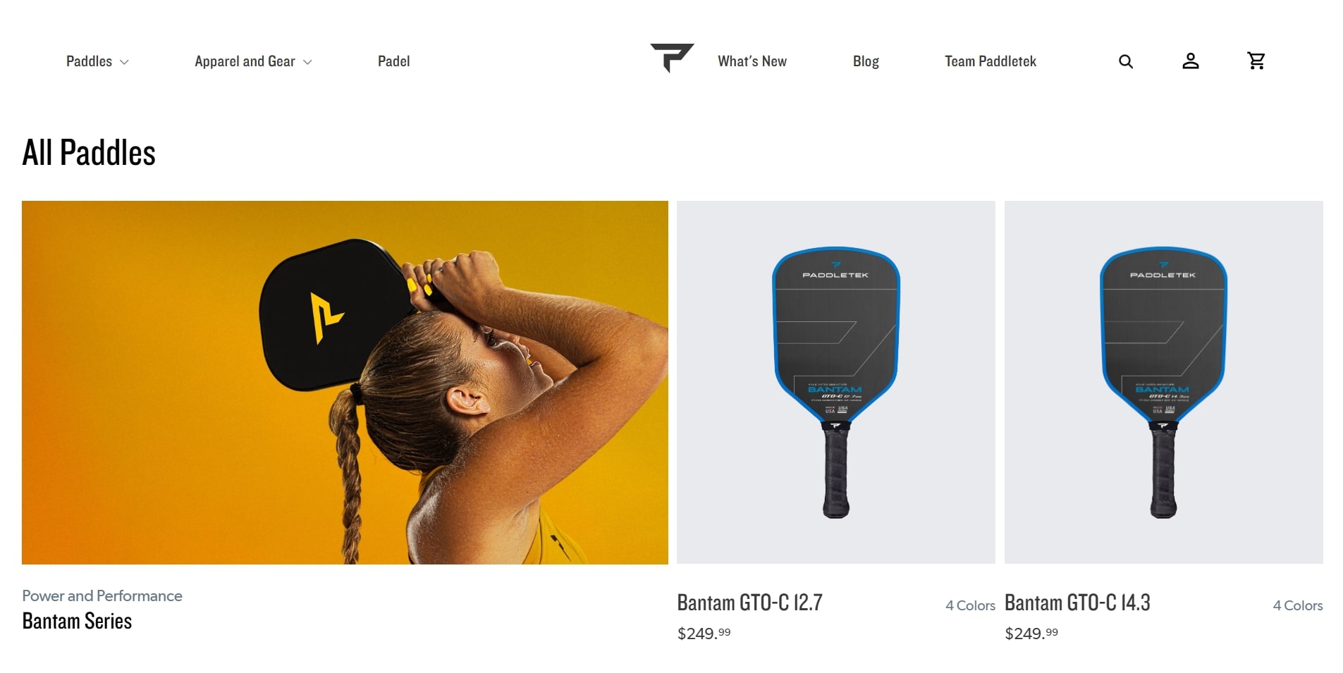 Paddletek Pickleball Paddles