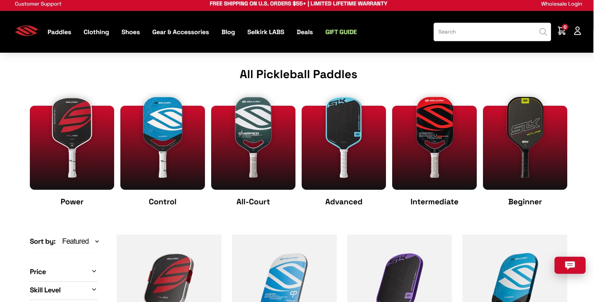 Selkirk Pickleball Paddles