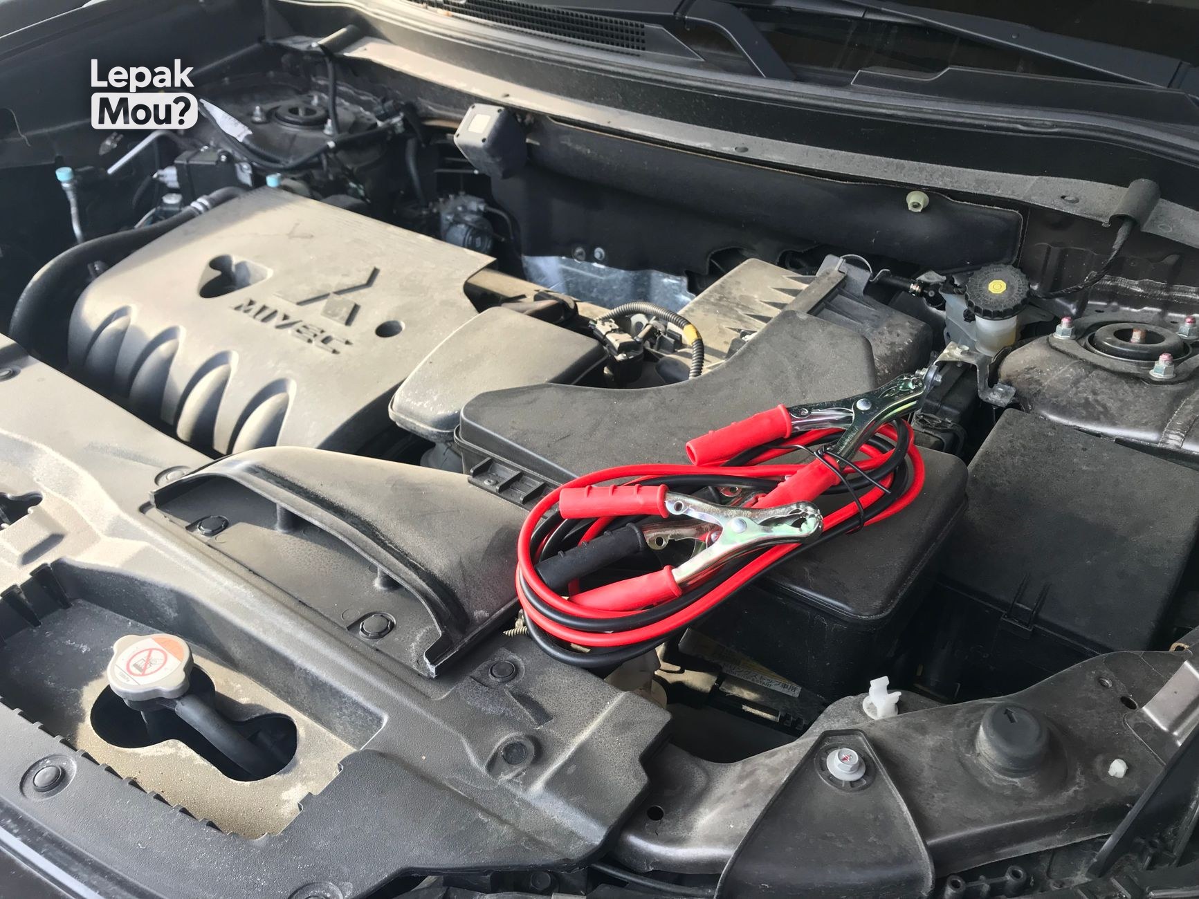 Jump-starting a car
