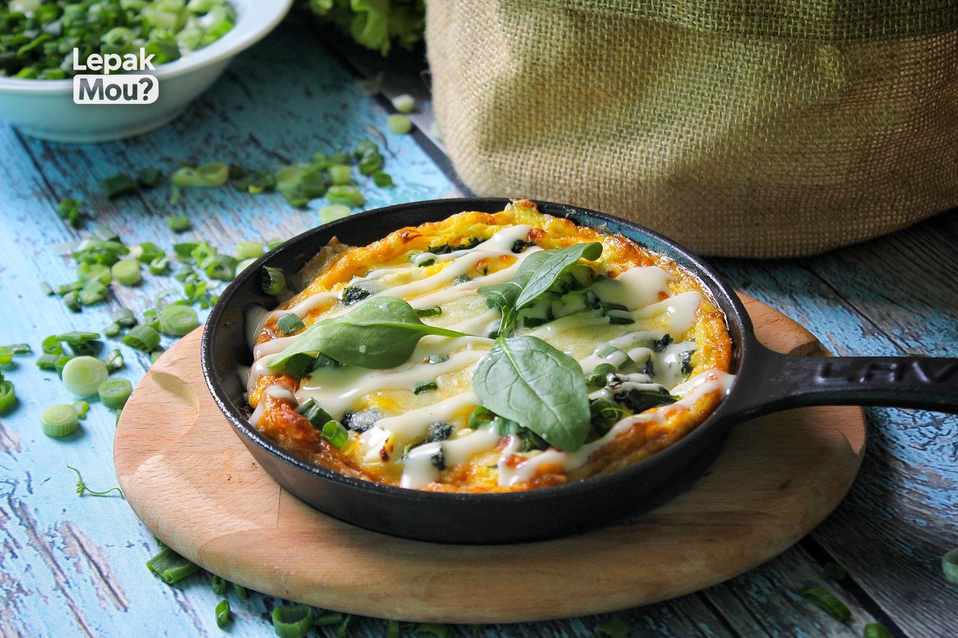 Air Fryer Veggie Frittata (Egg Muffin Style)
