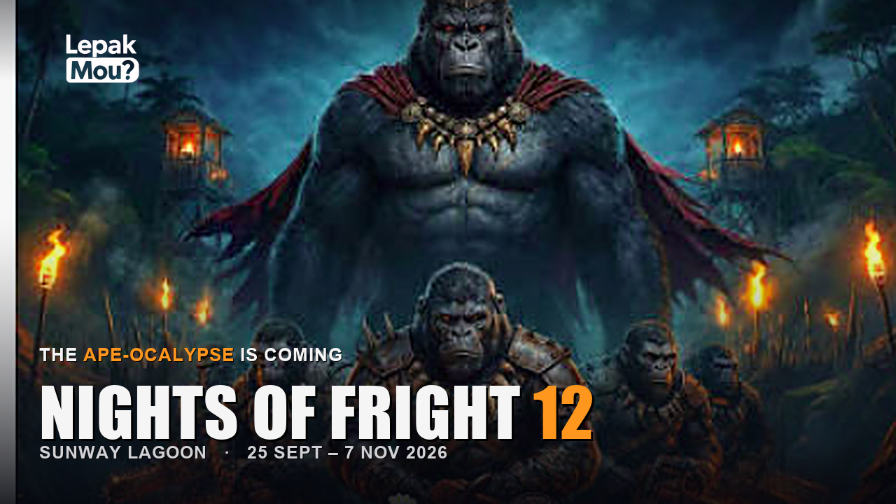 Nights of Fright 12 – The Ape-ocalypse at Sunway Lagoon, 25 September to 7 November 2026