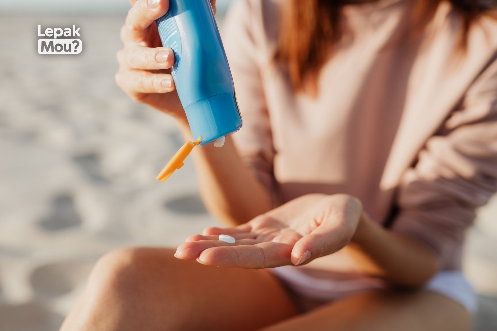 A selection of sunblock and sunscreen products