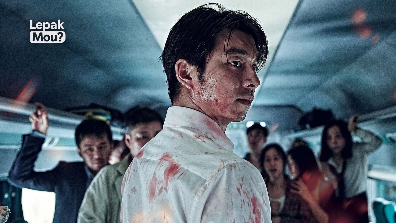 A scene from the horror film Train to Busan