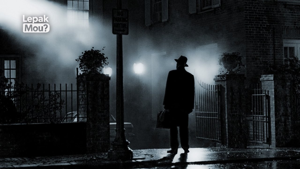 A scene from the horror film The Exorcist