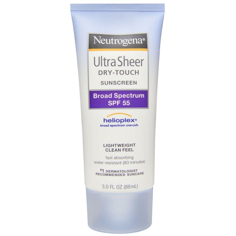 Neutrogena Ultra Sheer Touch Sunscreen sunscreen product photo