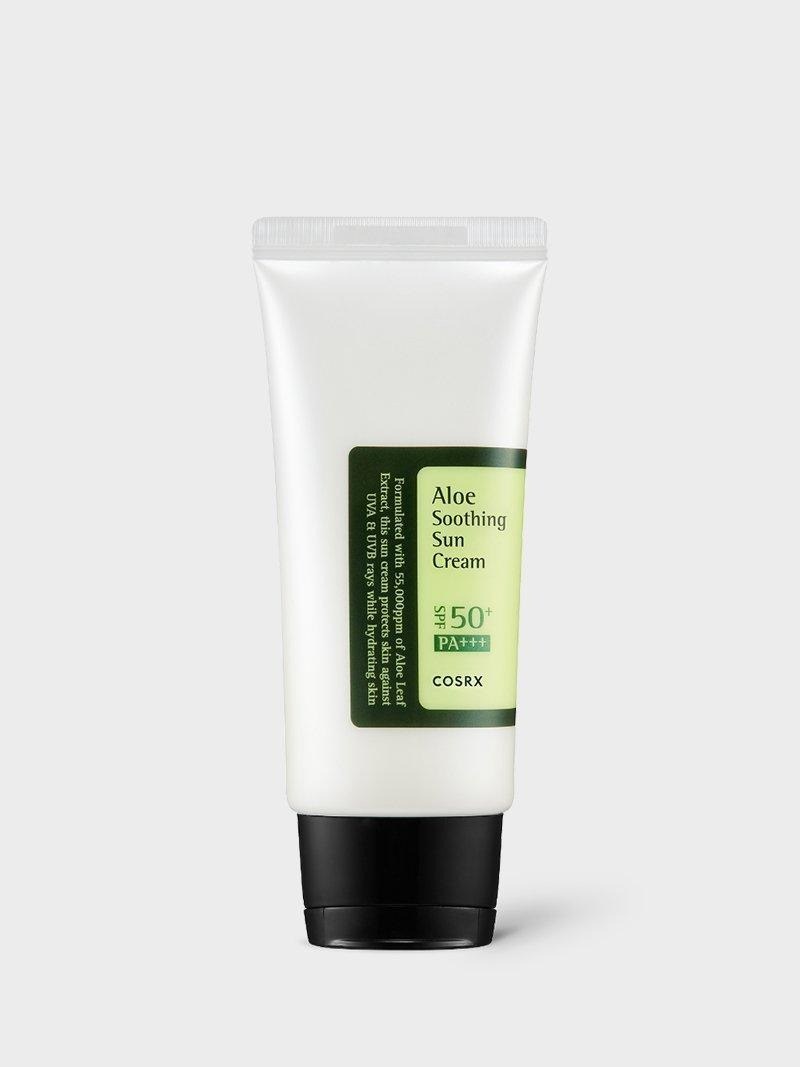 COSRX Aloe Soothing Sun Cream sunscreen product photo